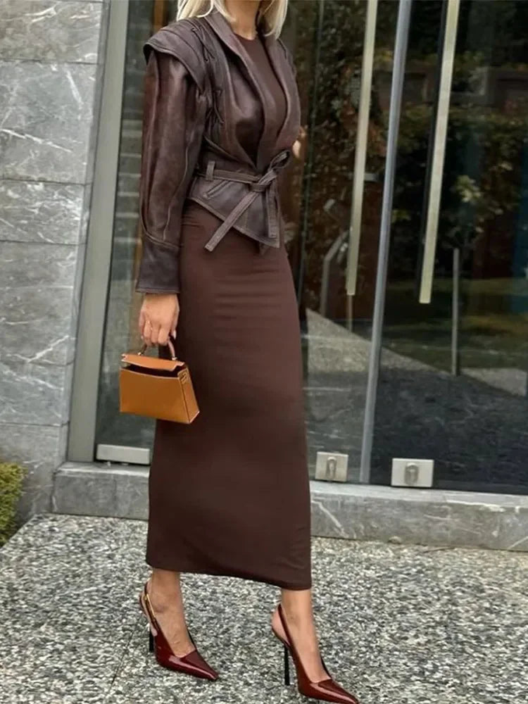 Trendige Lederjacke „Mora“