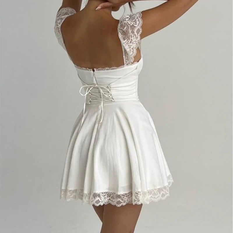 Mini Kleid mit Spitze -Valerie