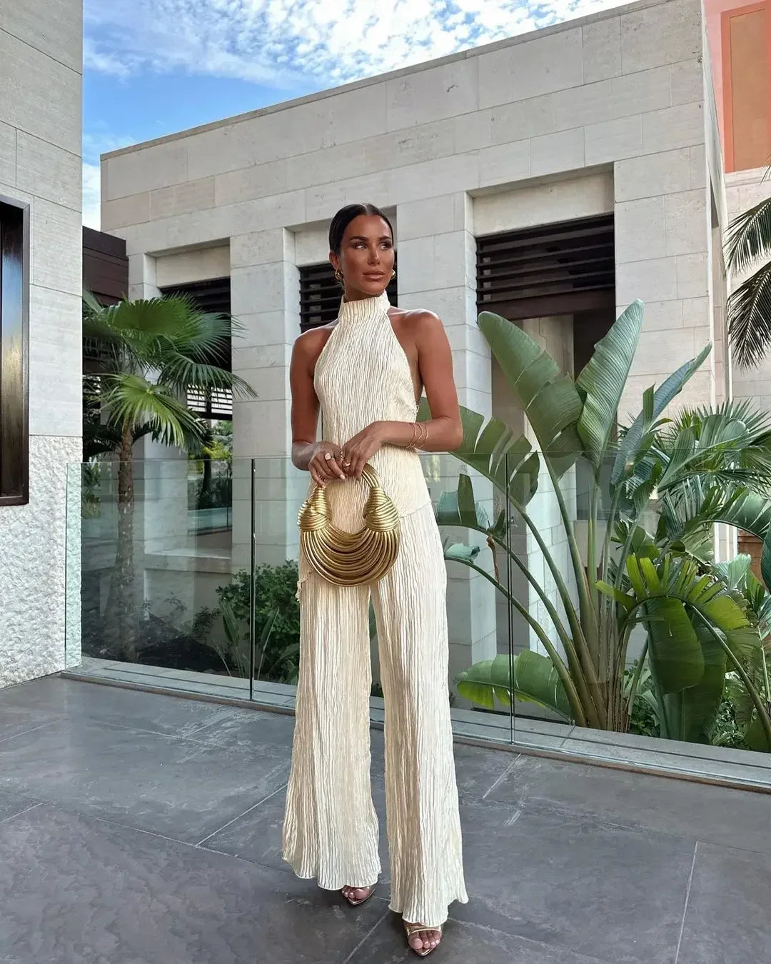 Schulterfreies Zweiteiler Set "Vivi"